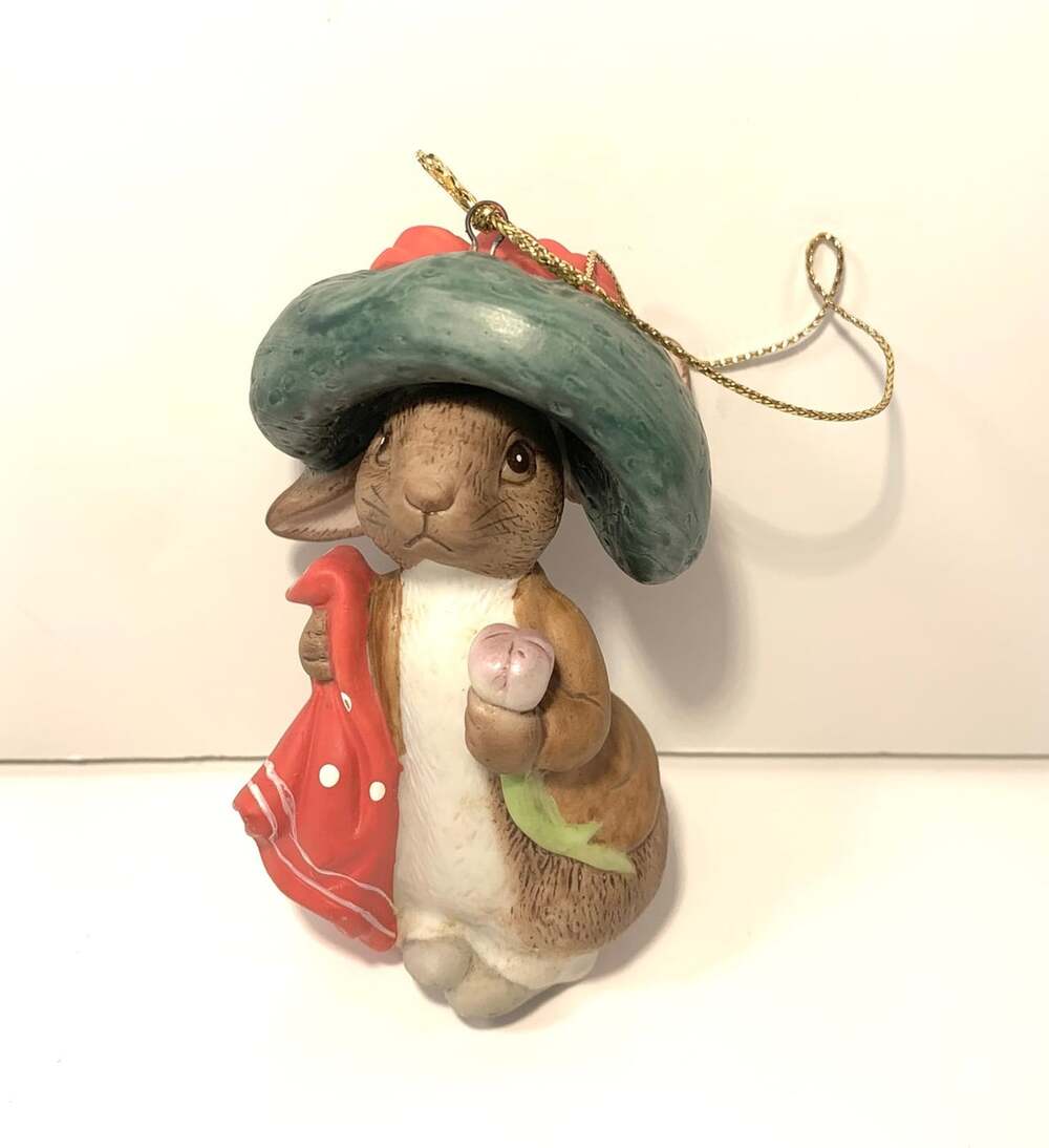 Beatrix Potter Benjamin Bunny Ornament 1986
